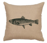 Cabin Classics Pillows - Trout