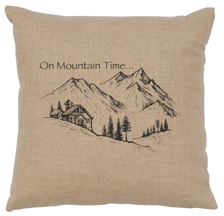 Cabin Classics Pillows - On Mountain Time