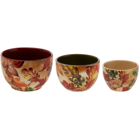 Colorful Autumn Prep Bowls Set