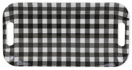 Classic Checkered Melamine Tray