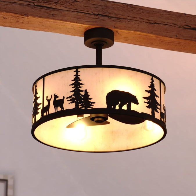 Rustic Ceiling Lights & Fans | Cabin Place – The Cabin Place