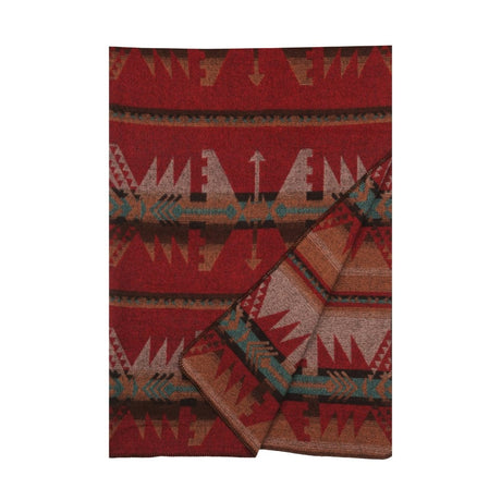 Crimson Sky Throw