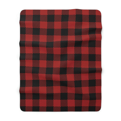 Buffalo Plaid Sherpa Fleece Blanket