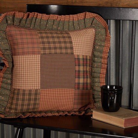 Aged Woodland Patchwork Pillow