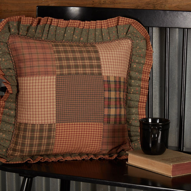 Aged Woodland Patchwork Pillow