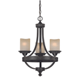 Alexandria 3 Light Wheel Chandelier