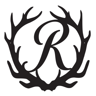 Antler Letter Monogram Sign - 15"