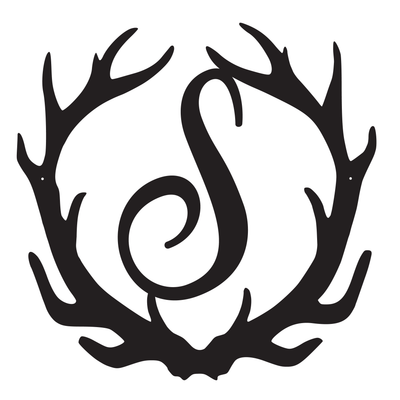 Antler Letter Monogram Sign - 15"