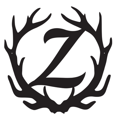 Antler Letter Monogram Sign - 15"