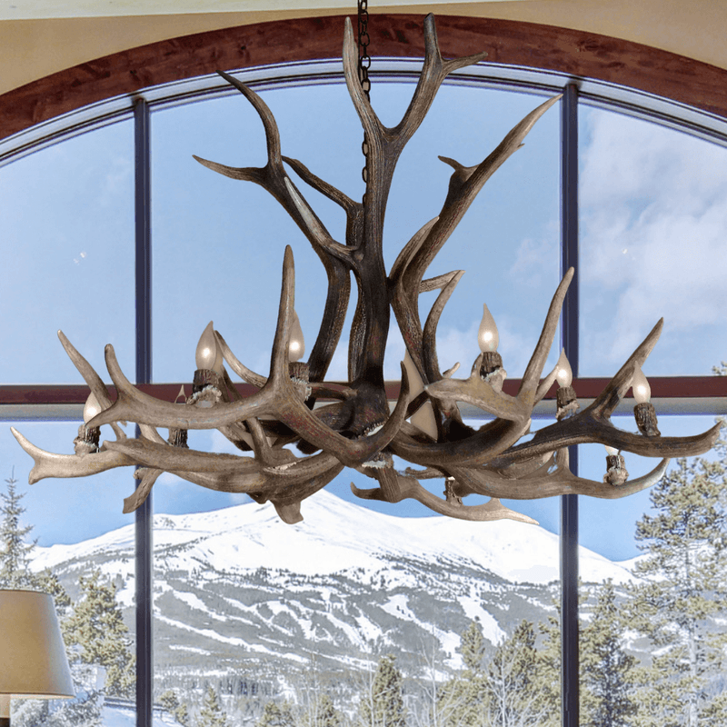 Authentic Elk Antler Chandelier - Extra Large