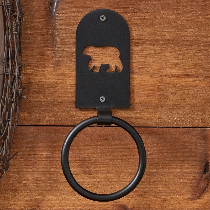 Bear Cutout Ring Hook