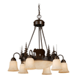 Bear Lodge 9 Light Chandelier