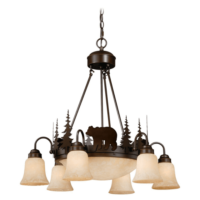 Bear Lodge 9 Light Chandelier