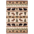 Bear Moose Pine Rug