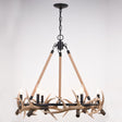 Boulder 6 Light Antler Chandelier