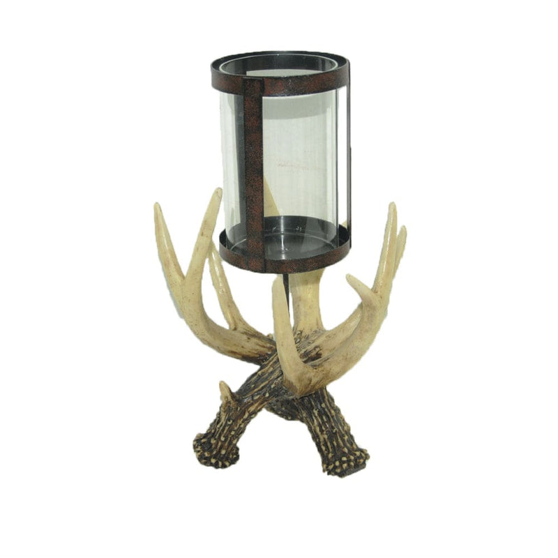 Buck Glass Candle Holder