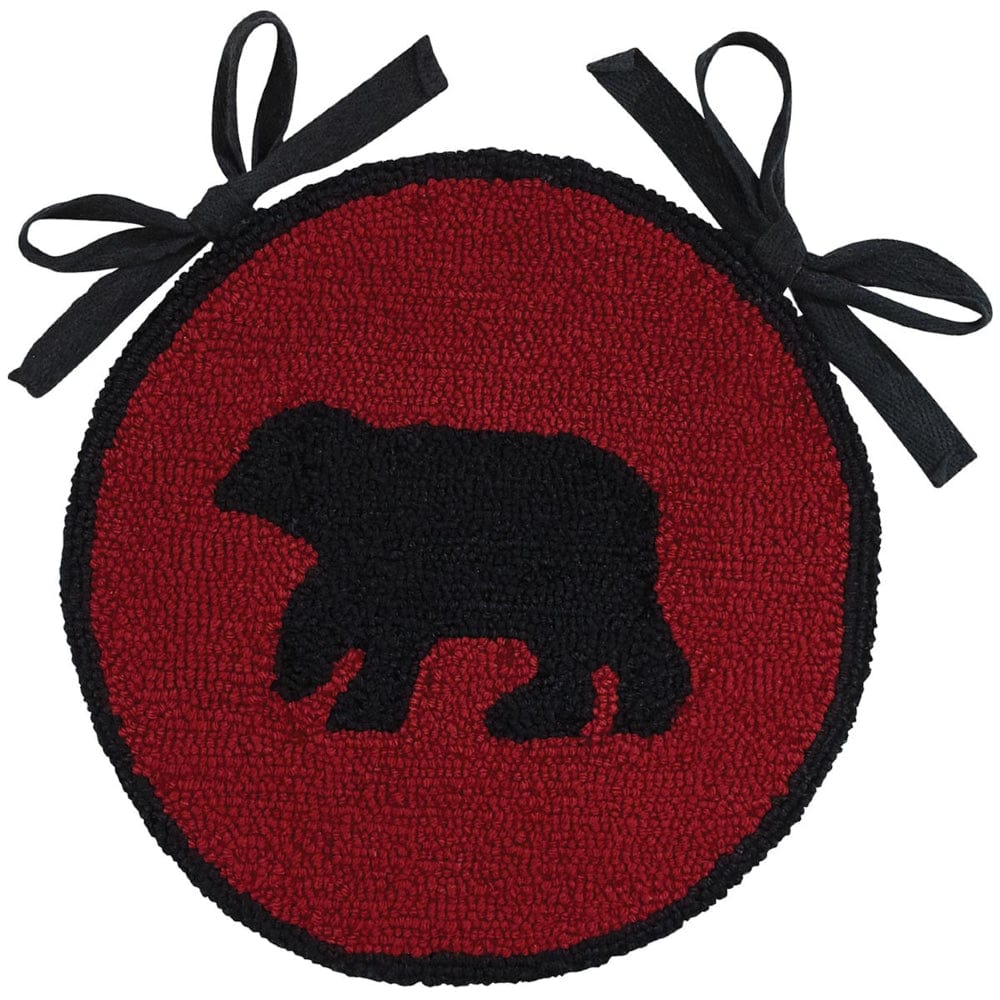 Buffalo Stripe Hooked Chair Pad