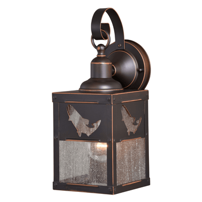 Butte 5" Fish Outdoor Wall Light