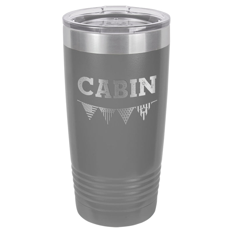 American Flag 20 oz Tumbler - Powder Coated