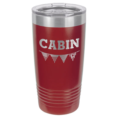 American Flag 20 oz Tumbler - Powder Coated