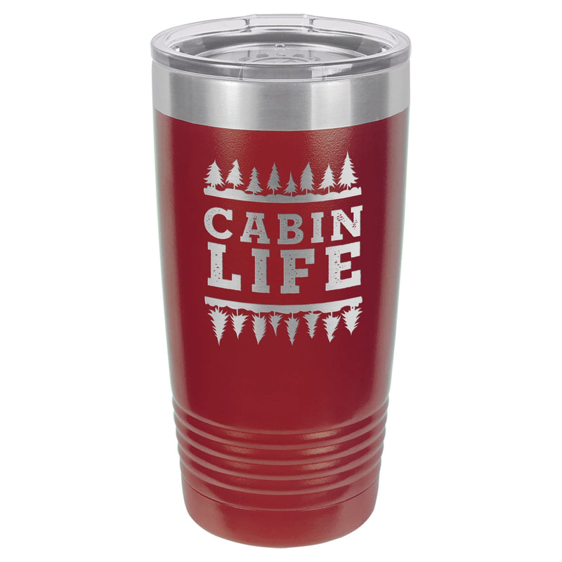 Cabin Life 20 oz Tumbler - Powder Coated