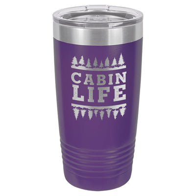 Cabin Life 20 oz Tumbler - Powder Coated