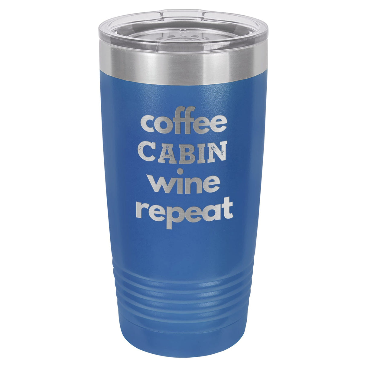 Coffee Wine Repeat 20 oz Tumbler - Powder Coated