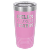 At The Cabin 20 oz Tumbler - Powder Coated