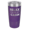 At The Cabin 20 oz Tumbler - Powder Coated