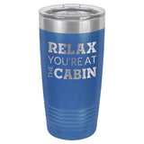 At The Cabin 20 oz Tumbler - Powder Coated