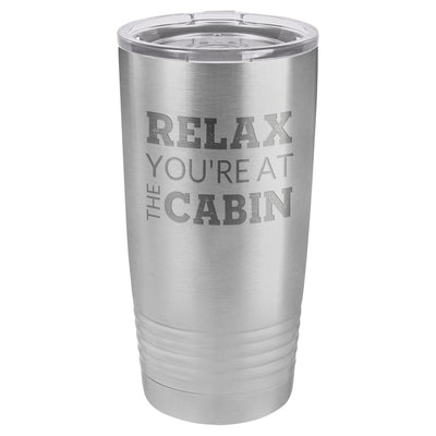 At The Cabin 20 oz Tumbler - Stainless Steel
