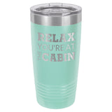 At The Cabin 20 oz Tumbler - Powder Coated