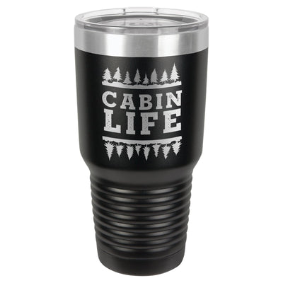 Cabin Life 30 oz Tumbler - Powder Coated