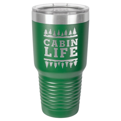 Cabin Life 30 oz Tumbler - Powder Coated