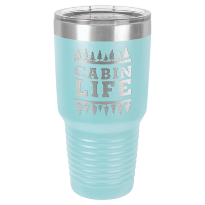 Cabin Life 30 oz Tumbler - Powder Coated