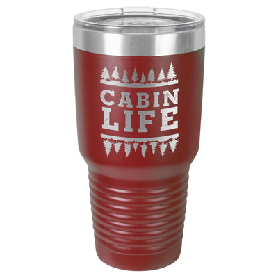 Cabin Life 30 oz Tumbler - Powder Coated