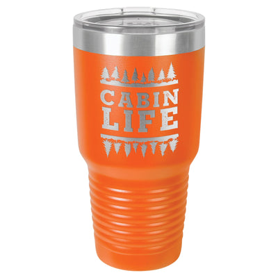 Cabin Life 30 oz Tumbler - Powder Coated