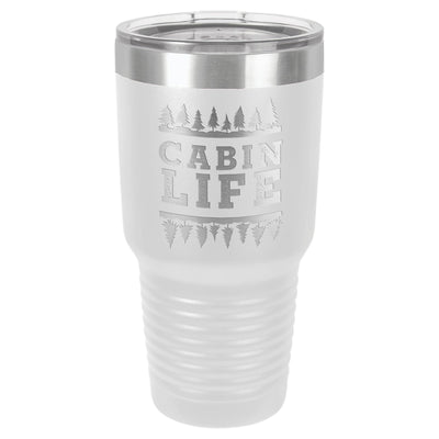 Cabin Life 30 oz Tumbler - Powder Coated