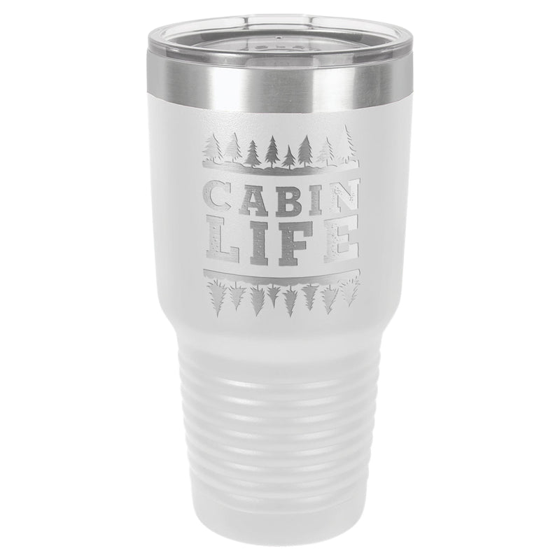 Cabin Life 30 oz Tumbler - Powder Coated