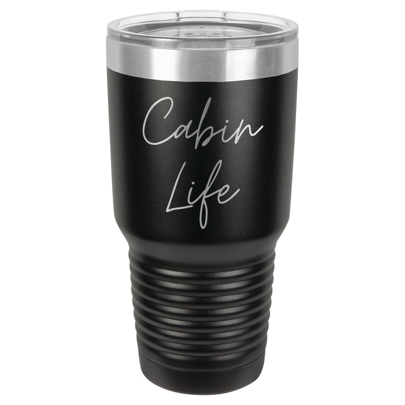 Cabin Life Two 30 oz Tumbler - Powder Coated