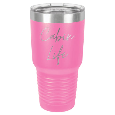 Cabin Life Two 30 oz Tumbler - Powder Coated