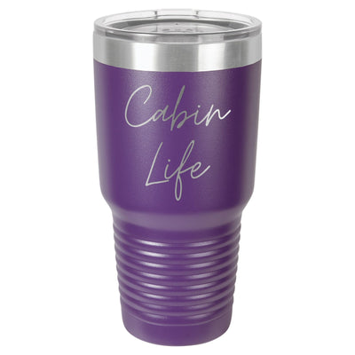 Cabin Life Two 30 oz Tumbler - Powder Coated