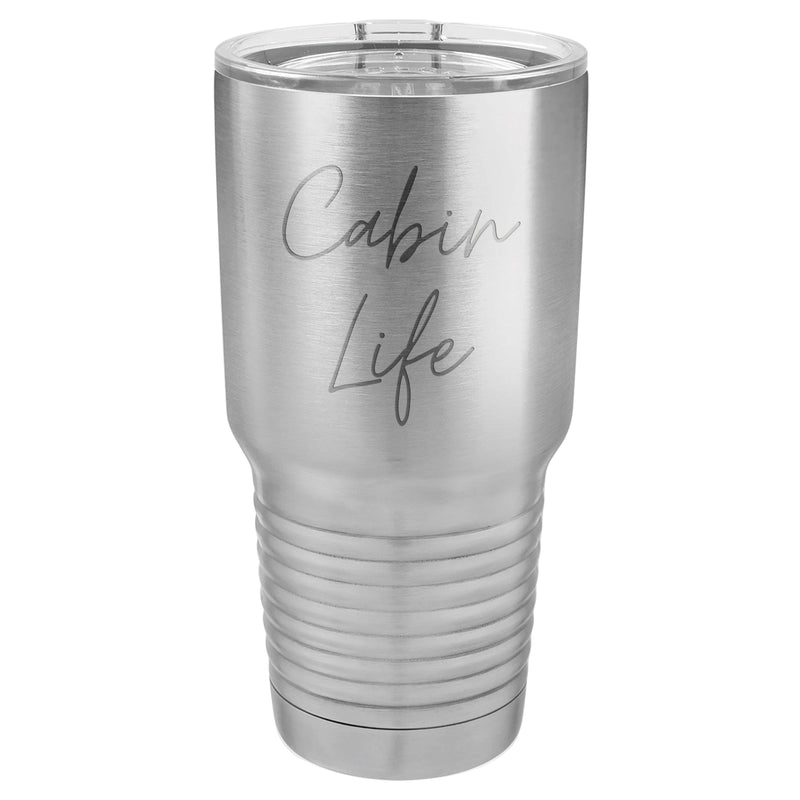 Cabin Life Two 30 oz Tumbler - Stainless Steel