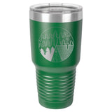 Cabin Scene 30 oz Tumbler - Powder Coated