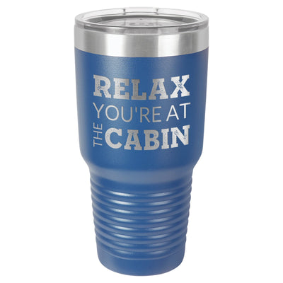 At The Cabin 30 oz Tumbler - Powder Coated