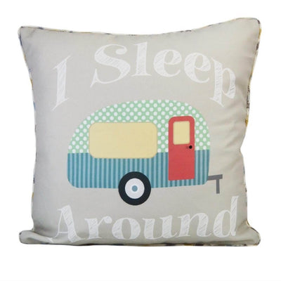 Cabin Window Camper Pillow