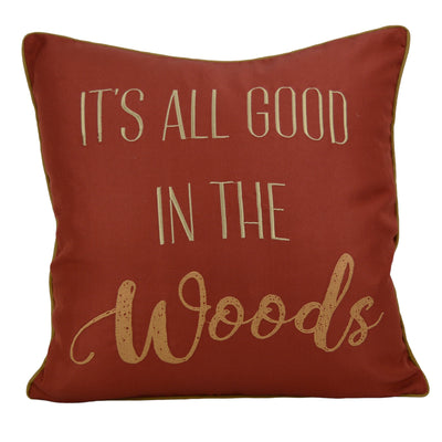 Sunset Lodge Woods Pillow