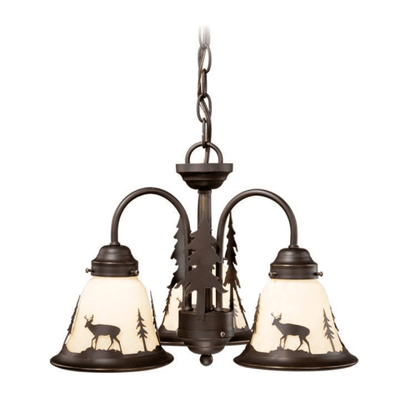 Deer Lodge 3 Light LED Chandelier