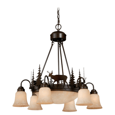 Deer Lodge 9 Light Chandelier