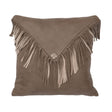 Desert Smoke Square Fringe Pillow